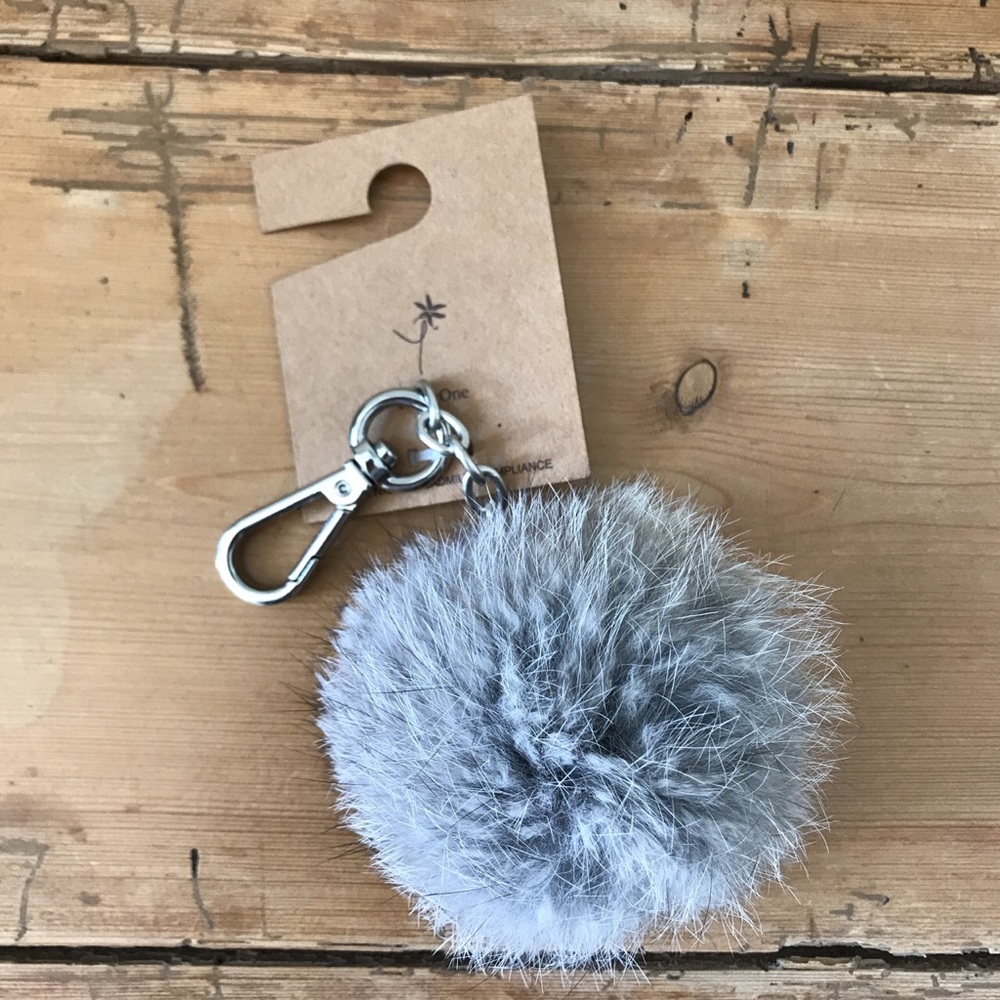 Brandy Melville puff ball key chain!